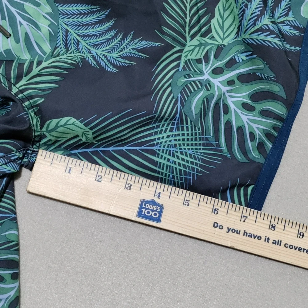 Fair Harbor Anchor Swim Trunks Mens‎ XL Tropical Floral Lined Pockets Drawstring